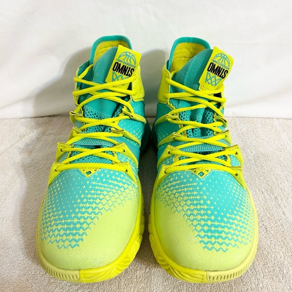 New Balance OMN1S Neon Green Kawhi Leonard size 12.5 MEN’S BASKETBALL SHOES - Picture 8 of 9